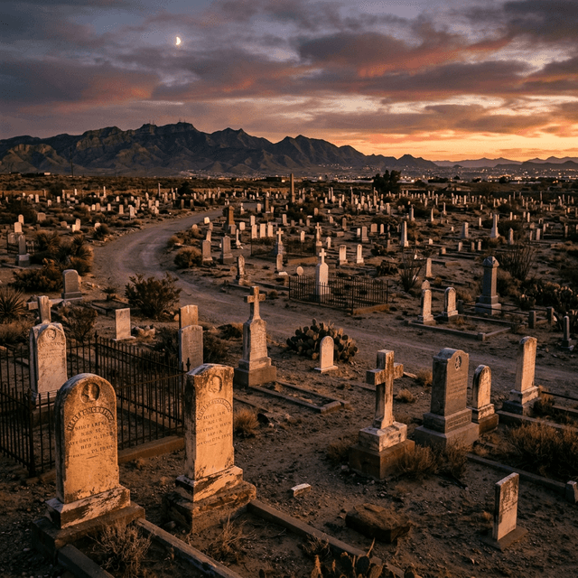 Concordia Cemetery at Twilight